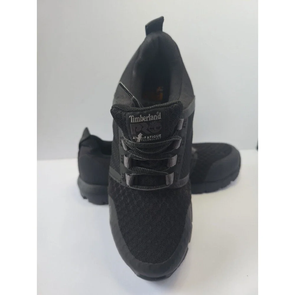 Timberland PRO unisex Sz 8M Black Steel Toe Work Shoes Anti-Fatigue SR Sneakers